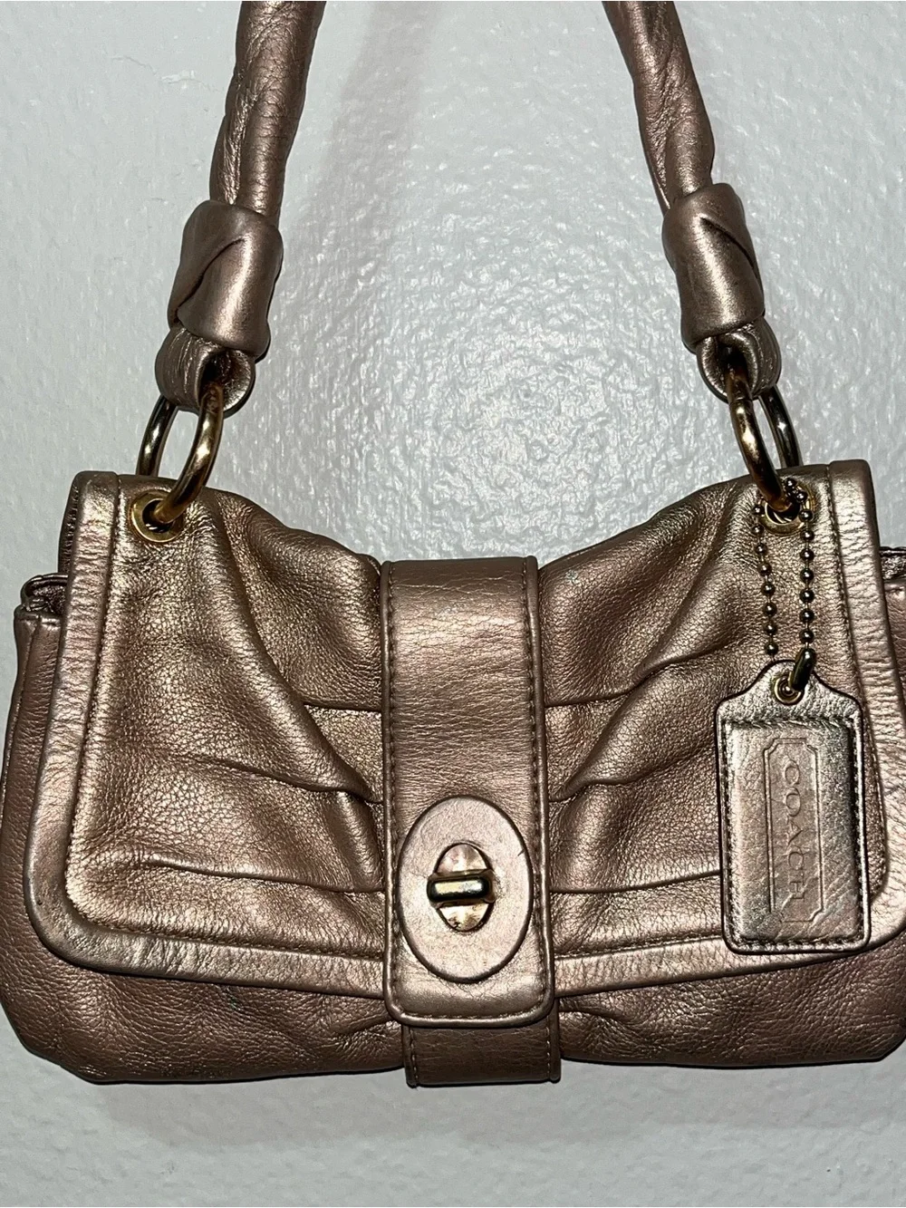 Y2K Coach Parker Baguette shoulder bag